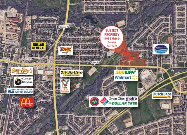 Property at 1101 E Main St, Crowley, TX 76036