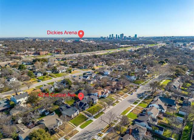 Property at 4216 Curzon Ave, Fort Worth, TX 76107, 3 beds, 2 baths