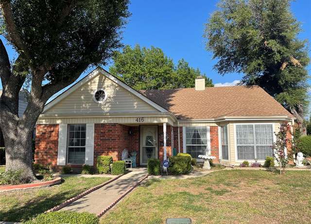 Property at 416 Picketts Dr, Mesquite, TX 75149, 3 beds, 2 baths