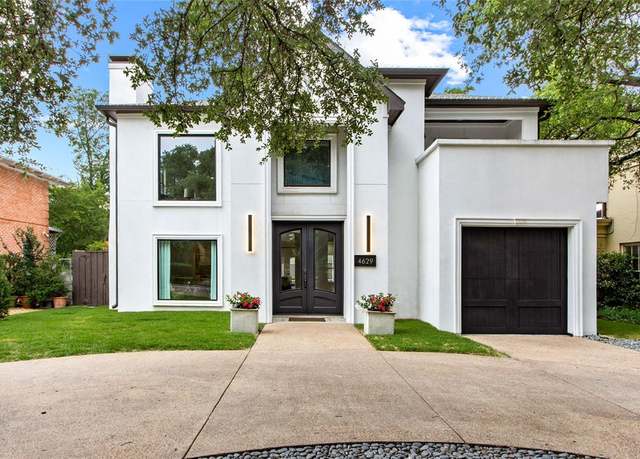 Property at 4629 Mockingbird Ln, Highland Park, TX 75209, 4 beds, 4.5 baths