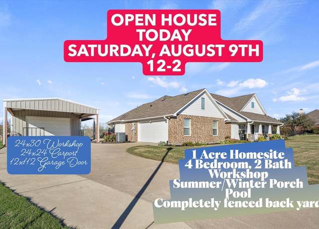 Property at 528 Hubbard Cir, Nevada, TX 75173, 4 beds, 2 baths