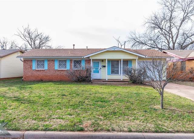 Property at 3131 Sherry Ln, Abilene, TX 79603, 3 beds, 1.5 baths