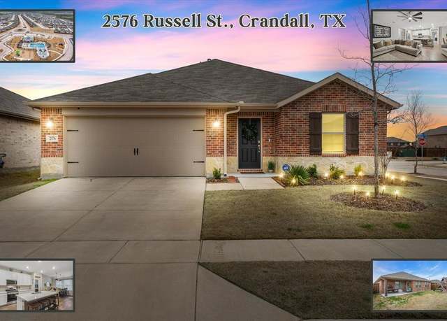 Property at 2576 Russell St, Crandall, TX 75114, 4 beds, 2 baths