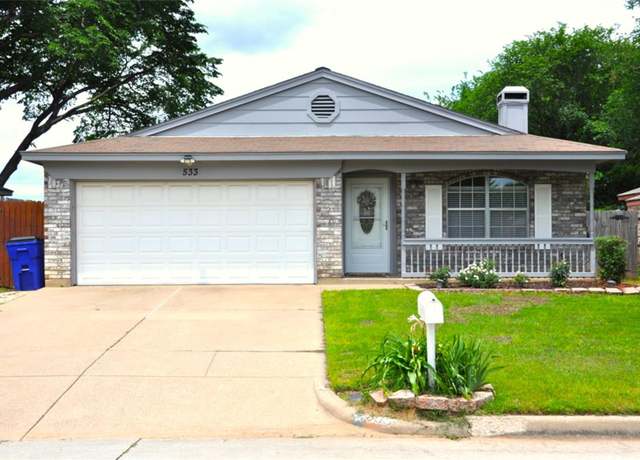 Property at 533 Mockingbird Dr, Mansfield, TX 76063, 3 beds, 2 baths