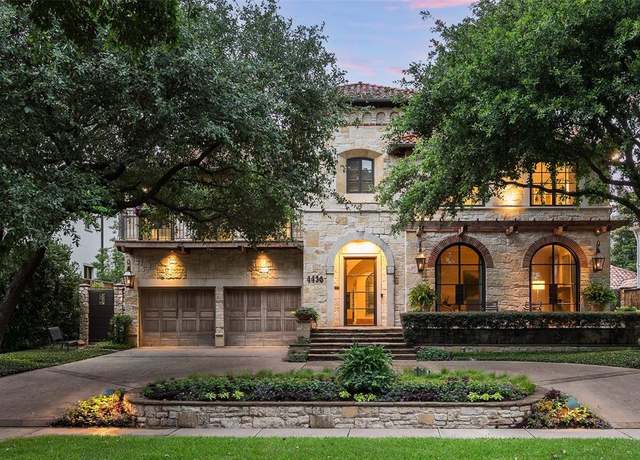 Property at 4436 N Versailles Ave, Highland Park, TX 75205, 5 beds, 6 baths