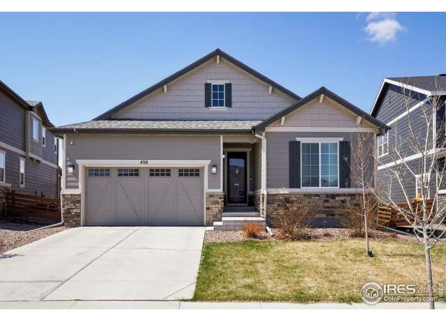 Property at 450 Pikes View Dr, Erie, CO 80516, 5 beds, 3 baths