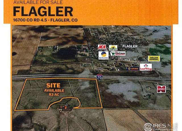Property at 16700 County Road 4.5, Flagler, CO 80815