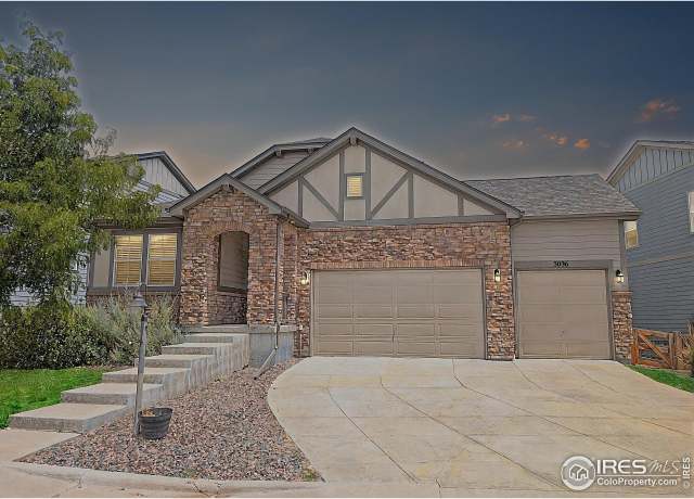 Property at 3096 Bridal Veil Falls Dr, Loveland, CO 80538, 4 beds, 3 baths