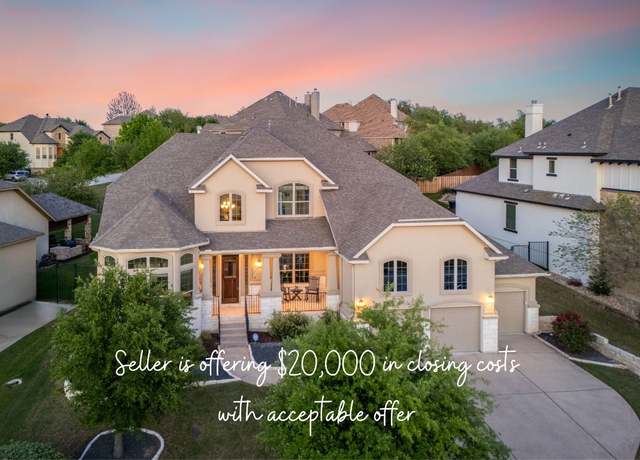 Property at 17012 Rush Pea Cir, Austin, TX 78738, 5 beds, 4.5 baths