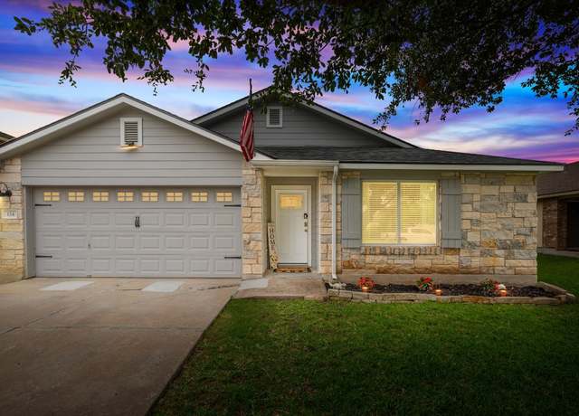 Property at 124 Phillips St, Hutto, TX 78634, 3 beds, 2 baths