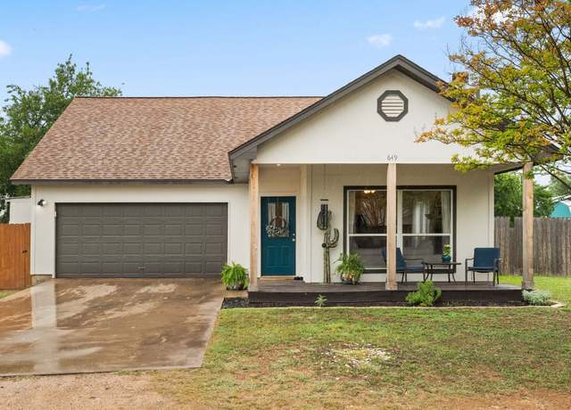 Property at 649 Aspen Ln, Cottonwood Shores, TX 78657, 3 beds, 2 baths