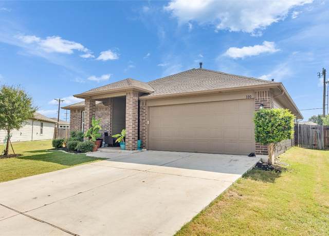 Property at 100 Quarton Dr, Hutto, TX 78634, 4 beds, 2 baths