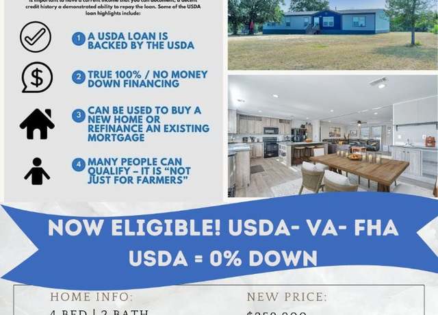 Property at 400 Woody Hollow Rd, Luling, TX 78648, 4 beds, 2 baths