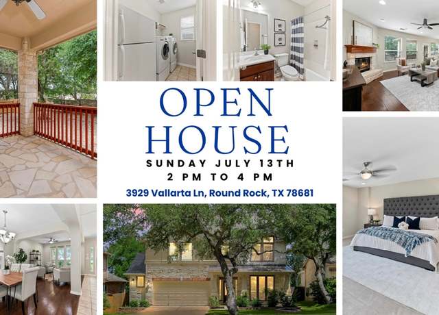 Property at 3929 Vallarta Ln, Round Rock, TX 78681, 5 beds, 3 baths