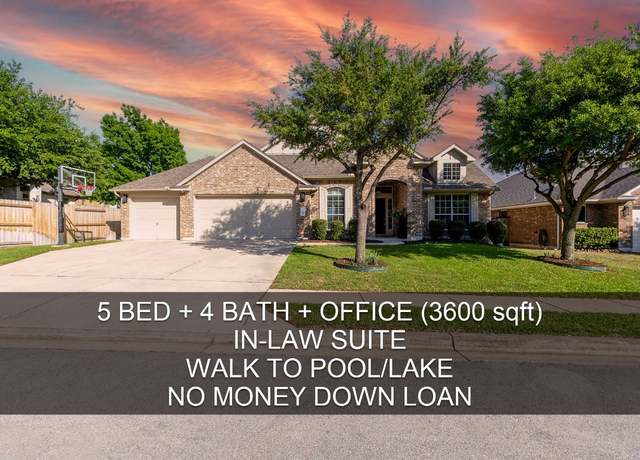 Property at 2941 Magellan Way, Round Rock, TX 78665, 5 beds, 4 baths