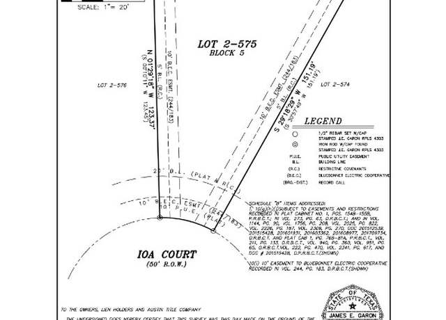 Property at 000 Ioa Ct, Bastrop, TX 78602