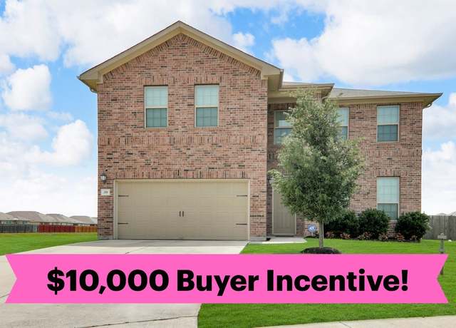 Property at 218 Pearland St, Hutto, TX 78634, 4 beds, 2.5 baths