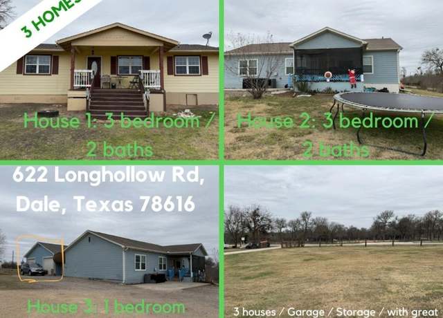 Property at 622 Longhollow Rd, Dale, TX 78616, 7 beds, 5.5 baths