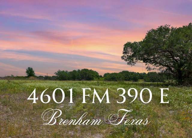 Property at 4601 Fm 390 E, Brenham, TX 77833