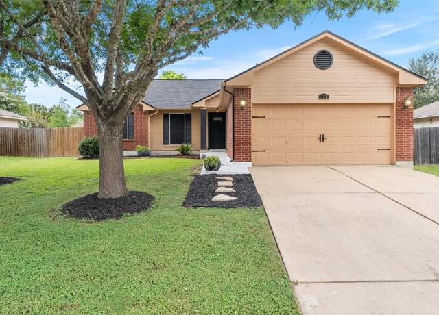 Property at 113 Meadowside Dr, Hutto, TX 78634, 3 beds, 2 baths
