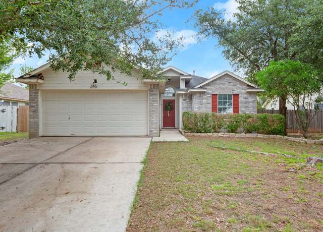 Property at 246 Ashford Park Blvd, Buda, TX 78610, 3 beds, 2 baths