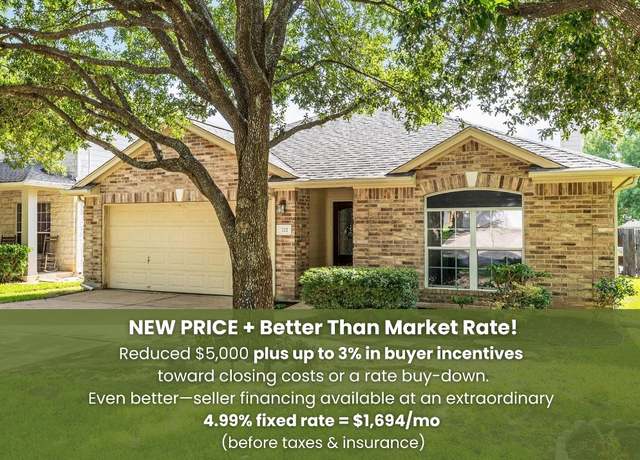 Property at 722 Crane Canyon Pl, Round Rock, TX 78665, 3 beds, 2 baths