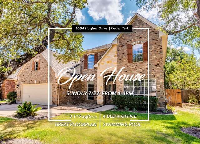 Property at 1604 Hughes Dr, Cedar Park, TX 78613, 4 beds, 2.5 baths