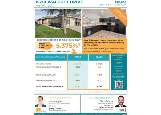 Property at 15210 Walcott Dr, Austin, TX 78725, 4 beds, 2 baths