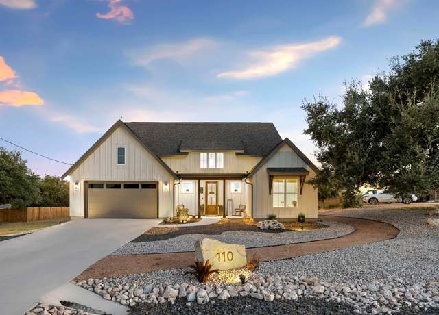 Property at 110 Clemente Zapata, Blanco, TX 78606, 3 beds, 2 baths