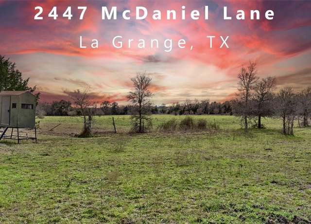 Property at 2447 Mcdaniel Ln, La Grange, TX 78945, 2 beds, 2 baths