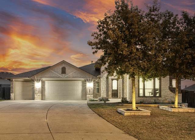 Property at 129 Limerick Cv, Hutto, TX 78634, 4 beds, 3 baths