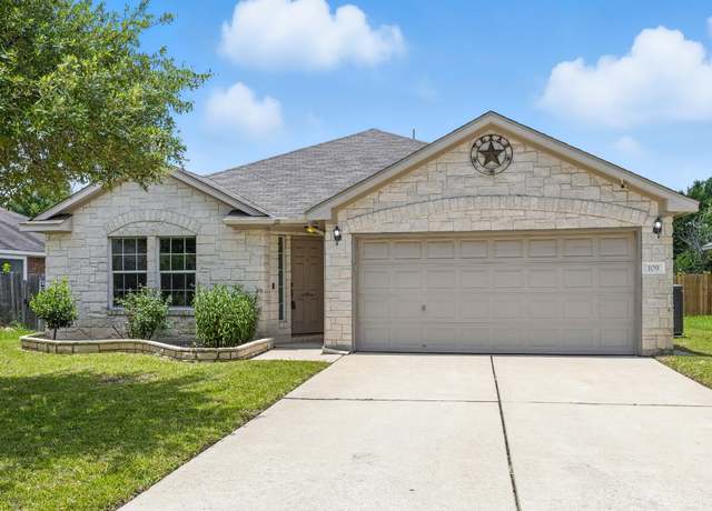 Property at 109 Inman Dr, Hutto, TX 78634, 4 beds, 2 baths