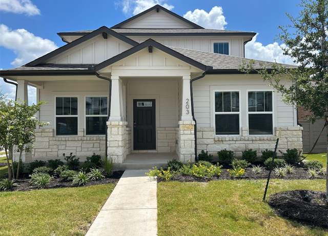 Property at 203 Brandywine Rd, Hutto, TX 78634, 4 beds, 2.5 baths