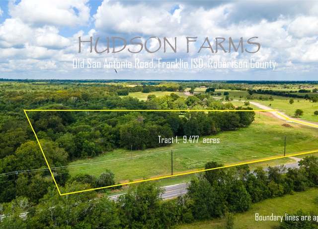Property at TBD Hudson Farms Road - 9.477 Acres (tract 1), Franklin, TX 77859