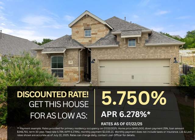Property at 400 Saturnia Dr, Georgetown, TX 78613, 4 beds, 3 baths