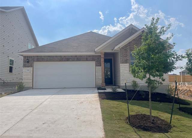 Property at 104 Brislecone Pass, Hutto, TX 78634, 4 beds, 2 baths