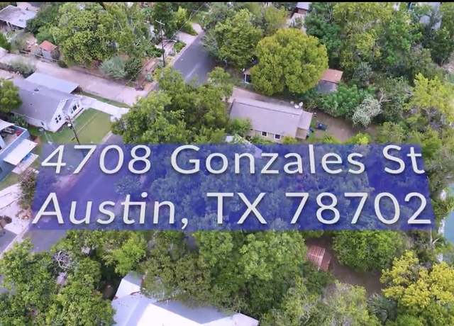 Property at 4708 Gonzales St, Austin, TX 78702, 2 beds, 1 bath