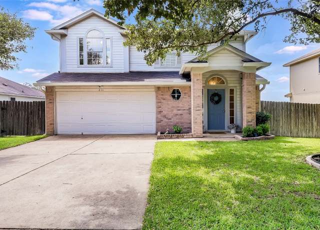 Property at 211 Estate Dr, Hutto, TX 78634, 4 beds, 2.5 baths