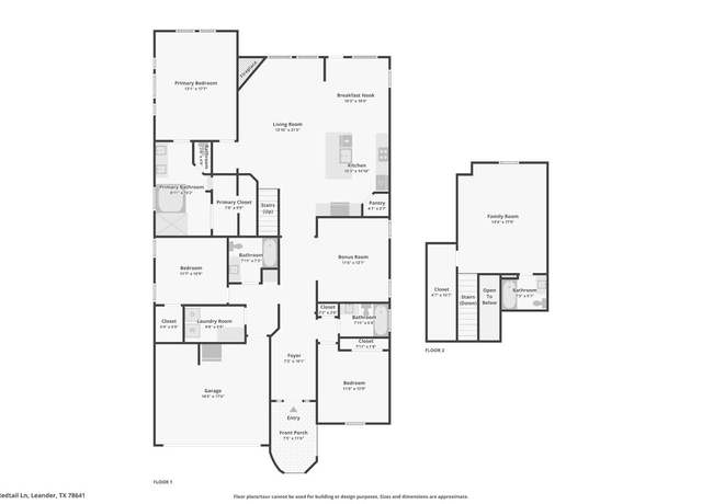 Property at 125 Redtail Ln, Leander, TX 78641, 4 beds, 4 baths