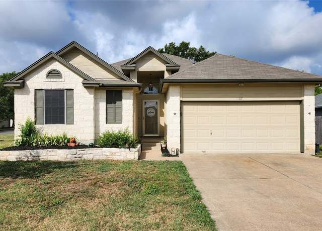 Property at 1107 Verbena Ct, Leander, TX 78641, 4 beds, 2 baths