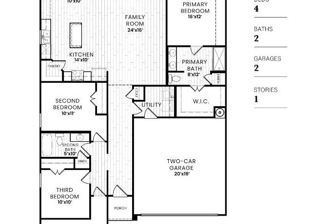 Property at 3817 Poteet Ct, Temple, TX 76504, 4 beds, 2 baths