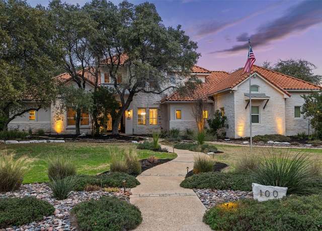 Property at 100 Arroyo Claro, Lakeway, TX 78734, 4 beds, 4 baths