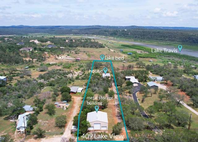 Property at 409 Lake View Dr, Spicewood, TX 78669, 3 beds, 1.5 baths