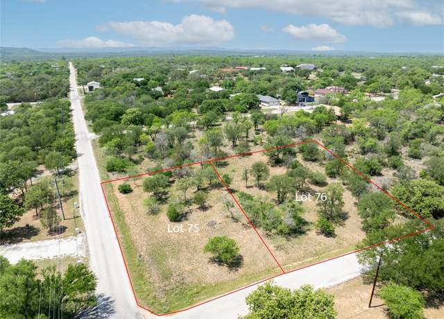 Property at Lot 75 & 76 Pony Creek Dr, Kingsland, TX 78639