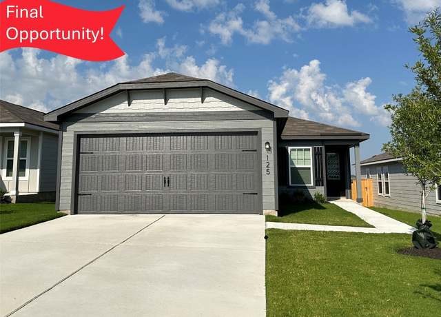 Property at 125 Morrison Dr, Jarrell, TX 76537, 3 beds, 2 baths