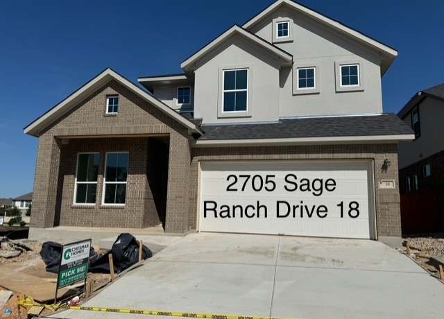 Property at 2705 Sage Ranch Dr #18, Leander, TX 78641, 4 beds, 3 baths
