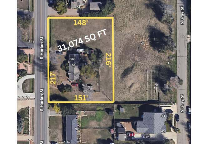 Property at 56 S Harlan St, Lakewood, CO 80226, 4 beds, 2 baths