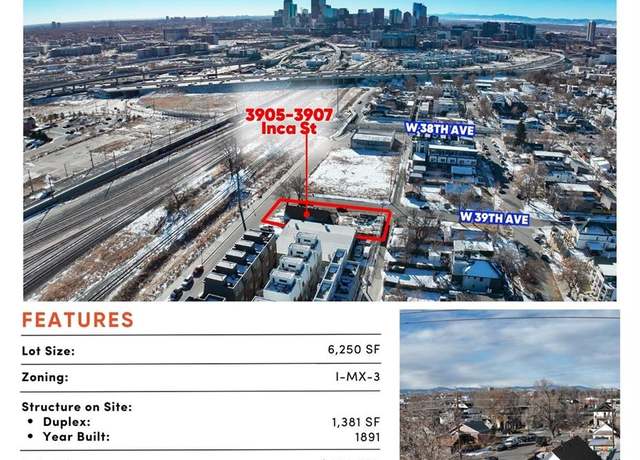 Property at 3905-3907 Inca, Denver, CO 80211, 2 beds, 1 bath