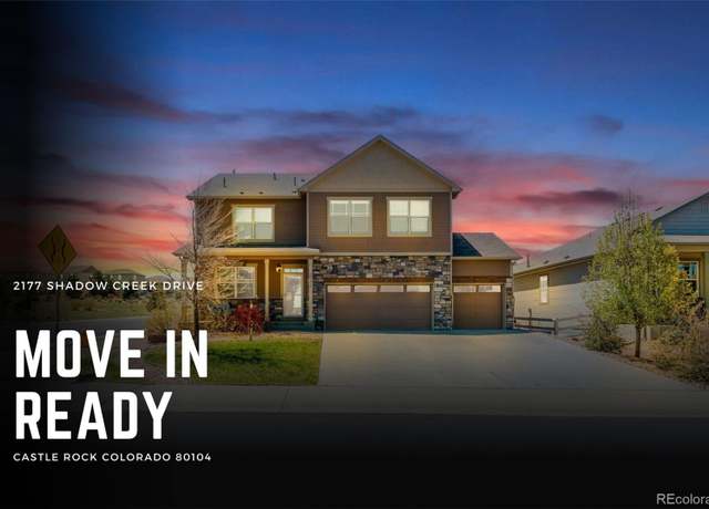 Property at 2177 Shadow Creek Dr, Castle Rock, CO 80104, 4 beds, 3 baths