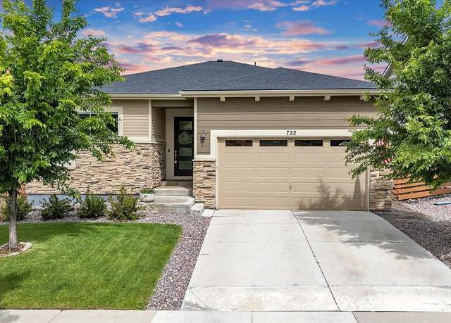 Property at 722 Eva Peak Dr, Erie, CO 80516, 4 beds, 2 baths
